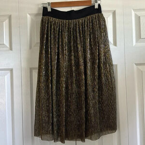 Xhilaration Metallic Feastive Skirt size S